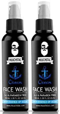 Muuchstac Ocean Face Wash for Men 100 ml Pack of 2