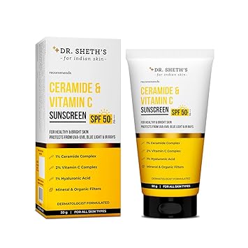 Dr. Sheth’s Ceramide & Vitamin C Sunscreen-50g