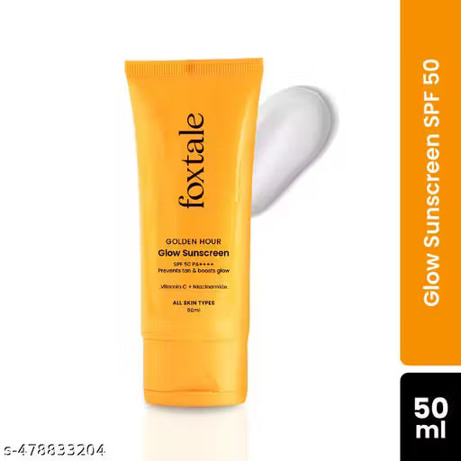 Foxtale Glow Sunscreen SPF 50 PA++++ Lightweight Sunscreen
